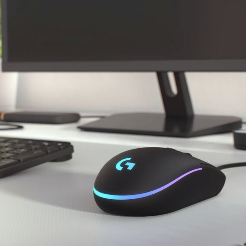 NEW Logitech Wired Optical Computer gaming mouse - Picture 6 of 13
